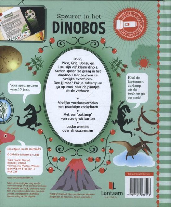 Speuren/zaklamp - Speuren in het Dinobos