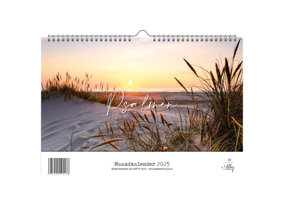 Maandkalender 2025 psalmen