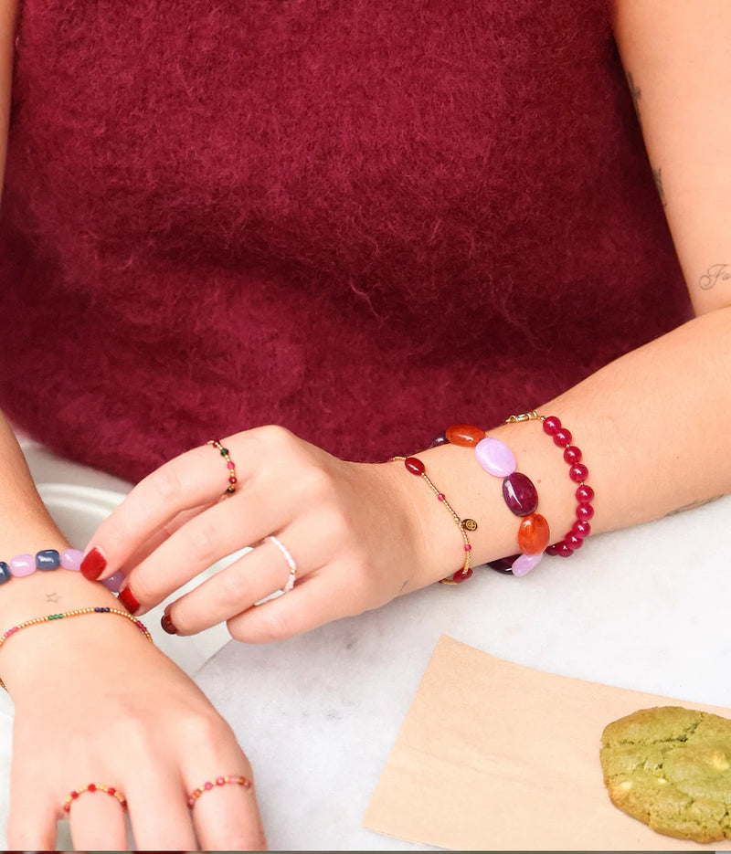 Mable Armband - Wild Violet