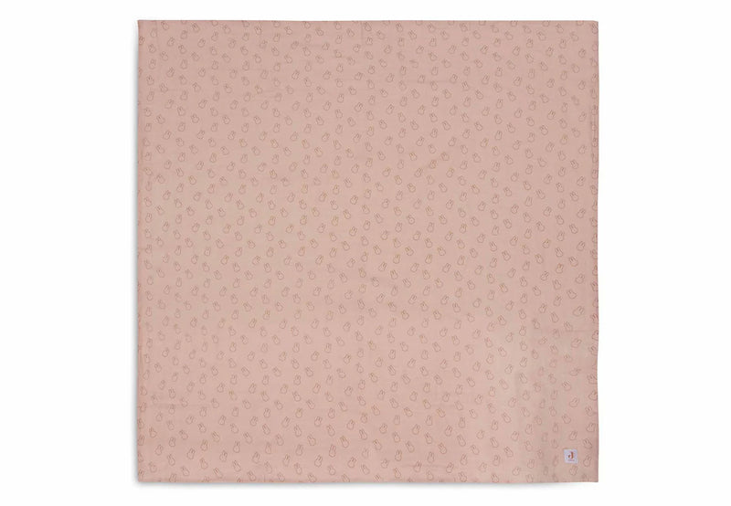 Jollein - Hydrofiele Doek Large 115x115cm Miffy Silhouettes - Wild Rose - 2 Stuks