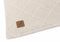 Jollein - Deken Ledikant 100x150cm Check Knit - Oatmeal/Teddy Fleece