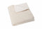 Jollein - Deken Ledikant 100x150cm Check Knit - Oatmeal/Teddy Fleece