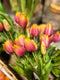Tulpen Bosje - Kort - Roze/Geel
