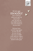 Studio LUV kaart - Ik heb mijn moeder niet verloren