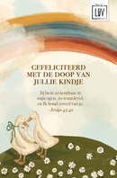 Studio LUV kaart - Gefeliciteerd met de doop