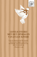 Studio LUV kaart - Opdragen kindje