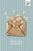 Studio LUV kaart - Heel erg bedankt