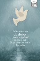 Studio LUV kaart - Uit het water van de doop