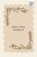 Studio LUV kaart - Heel veel sterkte