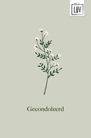 Studio LUV kaart - Gecondoleerd