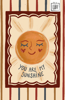 Studio LUV kaart - You are my sunshine