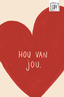 Studio LUV kaart - Hou van jou.