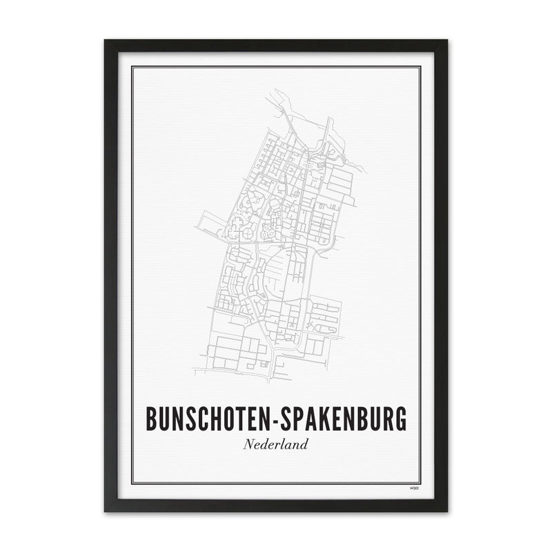 Wijck Poster - Bunschoten-Spakenburg - 21x30cm