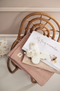 Jollein Deken Wieg 75x100cm - Grain Knit - Wild Rose