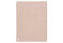 Jollein Deken Wieg 75x100cm - Grain Knit - Wild Rose