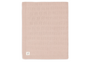 Jollein Deken Wieg 75x100cm - Grain Knit - Wild Rose