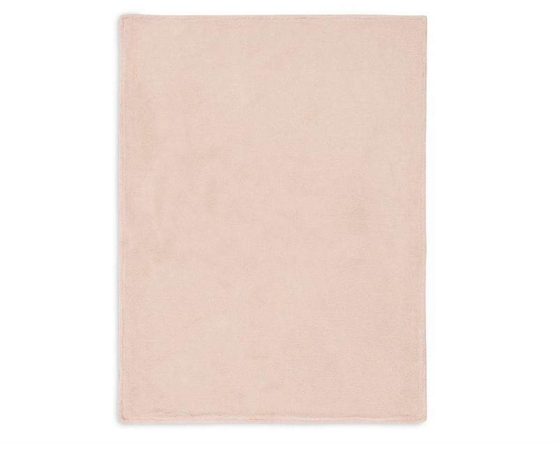 Jollein Deken Wieg 75x100cm - Grain Knit - Wild Rose/Velvet