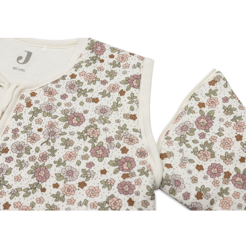 Jollein Slaapzak met afritsbare mouw - 70cm - Retro Flowers