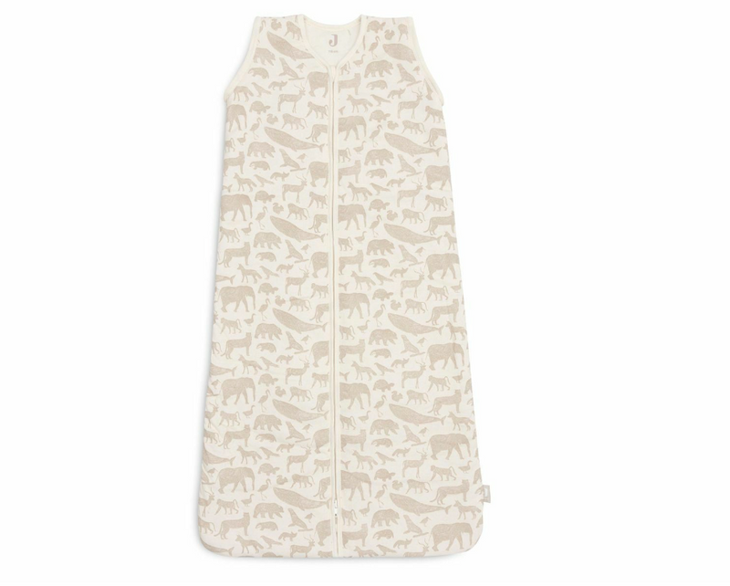 Jollein Slaapzak met afritsbare mouw - 70cm - Animals Nougat