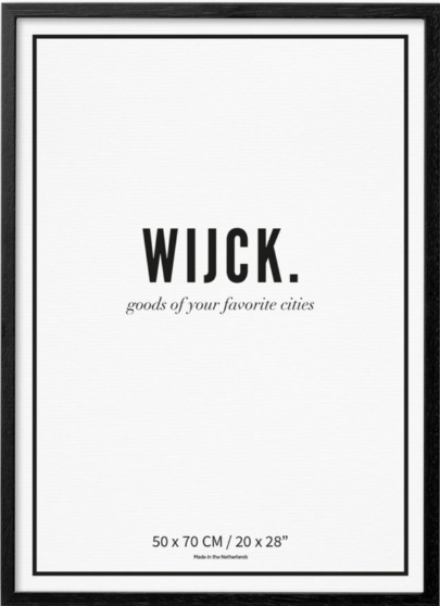 Wijck Houten Lijst - Zwart - 30x40cm