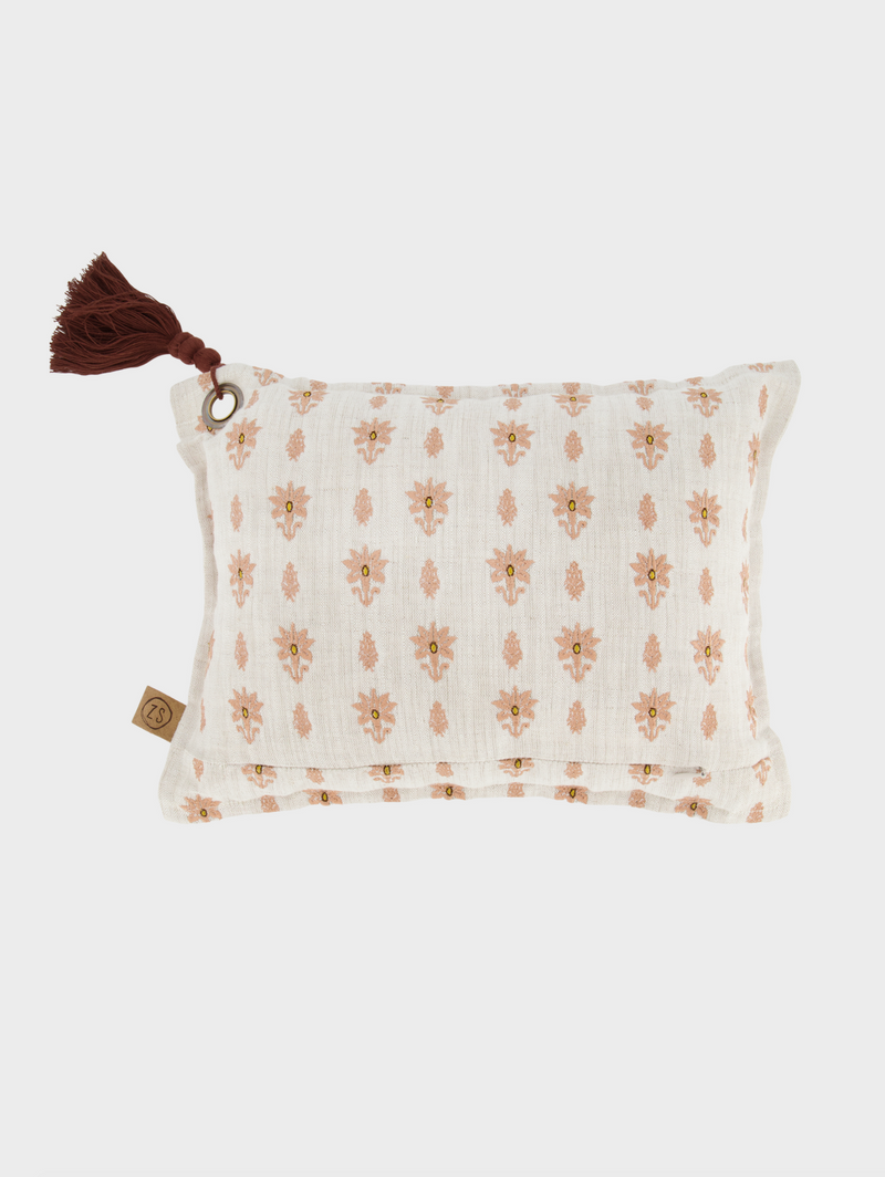 Zusss Limited Kussen Blij zijn - 35x25cm - Peper en zout