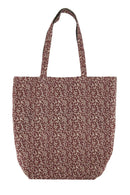 Zusss Fluwelen Shopper - Reversible - Chocoladebruin