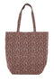 Zusss Fluwelen Shopper - Reversible - Chocoladebruin