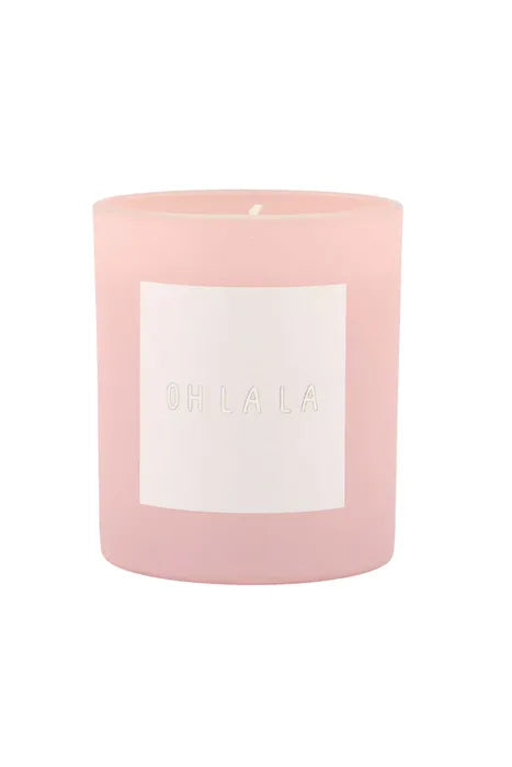 Zusss - Geurkaars in glas M Roze - OH LA LA