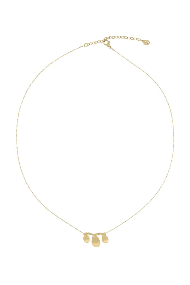 Zusss Ketting met druppeltjes - Goud