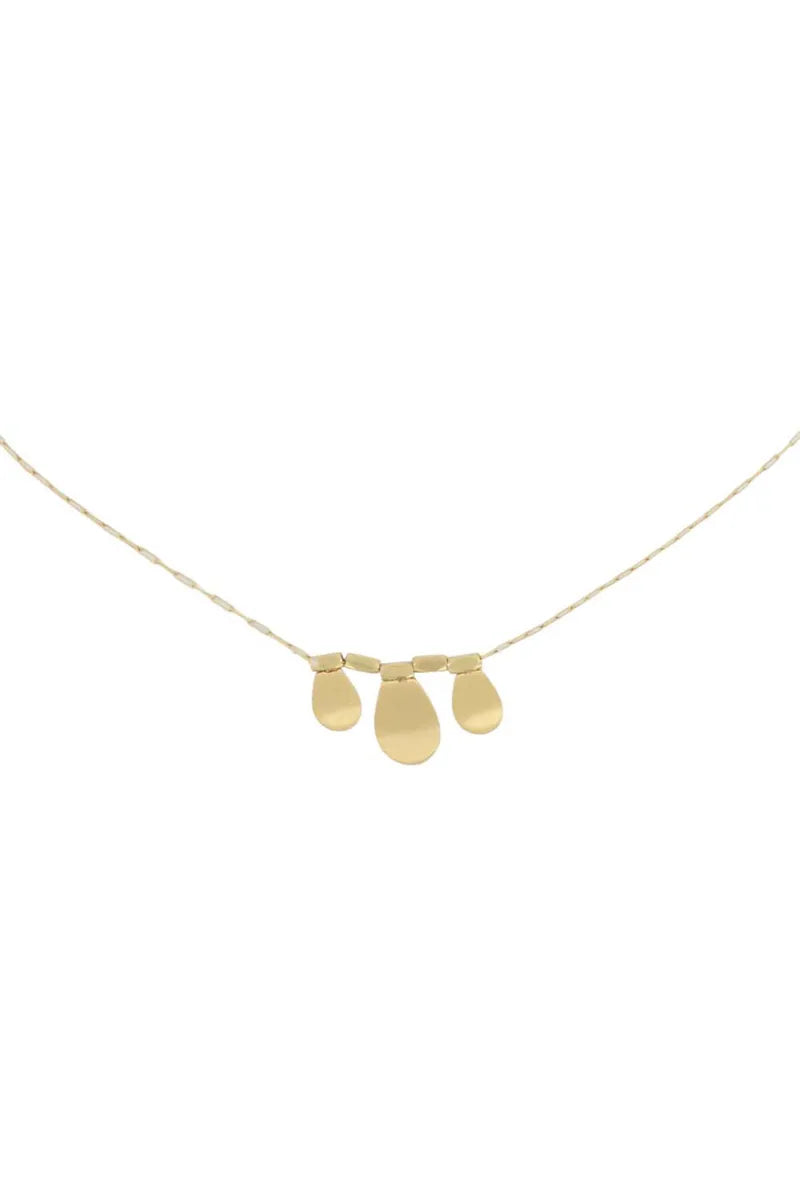 Zusss Ketting met druppeltjes - Goud