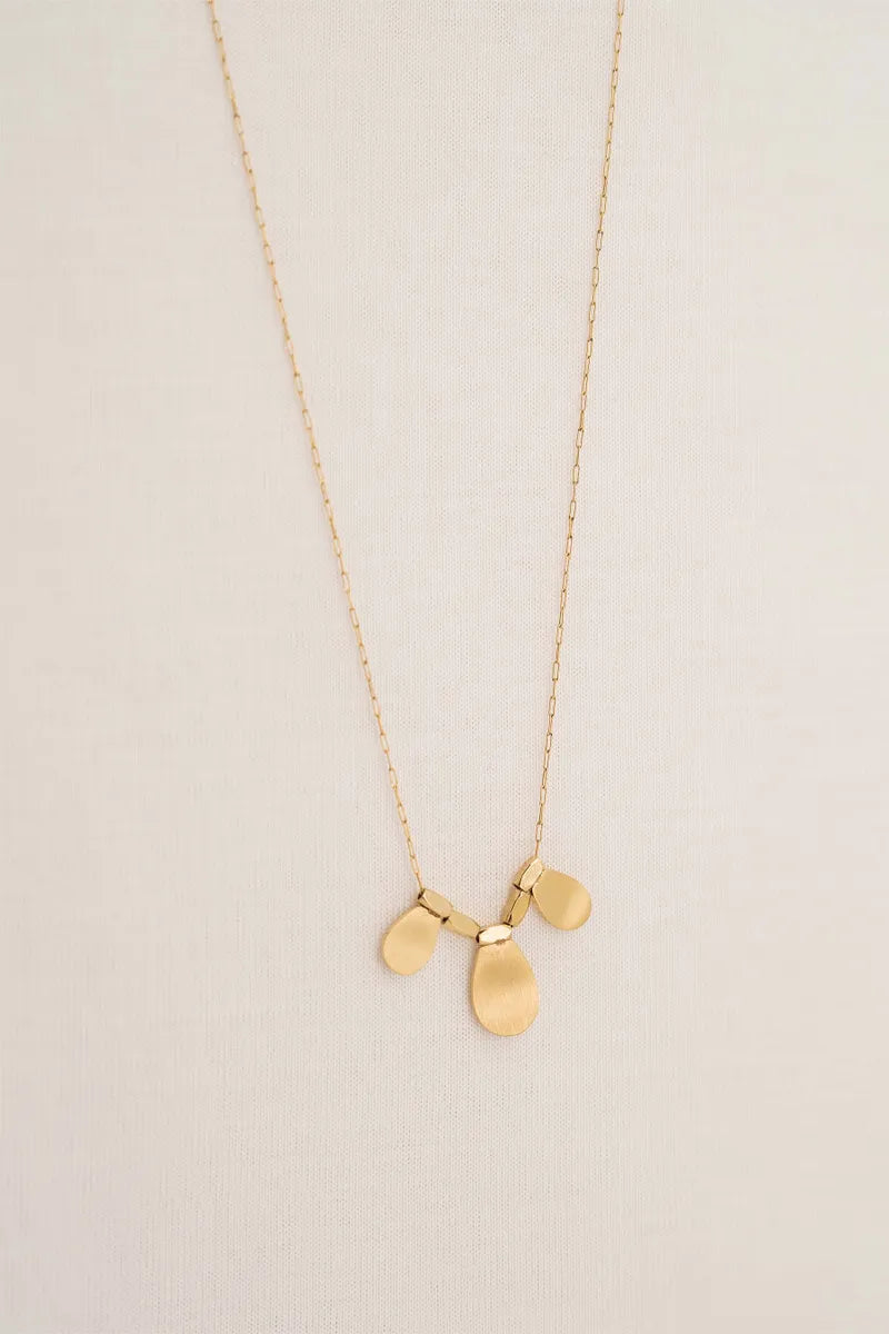 Zusss Ketting met druppeltjes - Goud