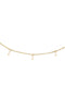 Zusss Ketting met steentjes - Off-white