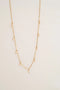 Zusss Ketting met steentjes - Off-white