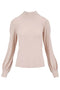 Zusss Top met lange mouwen en col - Zachtroze / Peach