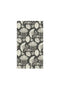 Zusss Servetten - Bloemenprint - 11 x 20 CM - Antracietgrijs