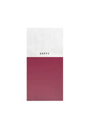 Zusss Servetten - Happy - Roze/Wit