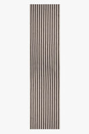 Zusss Tafelloper Strepen - 50x250cm - Grafietgrijs