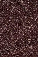 Zusss Wikkeljurk met print - Chocoladebruin