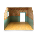 Het Muizenhuis - Kartonnen Miniatuur Slaapkamer