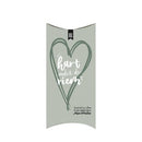 100% Leuk- Cadeaudoos gevuld met zeep- Hart onder de riem