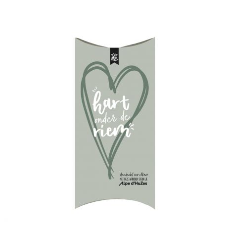 100% Leuk- Cadeaudoos gevuld met zeep- Hart onder de riem