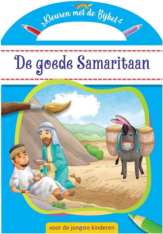De goede samaritaan - Kleurboek met handvat