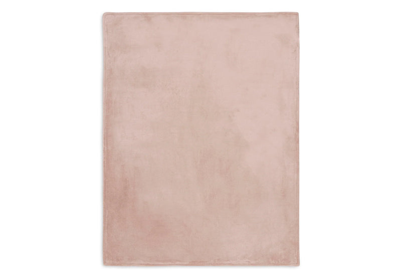Jollein - Deken Ledikant 100 x 150 Basic Knit - Wild Rose/Fleece