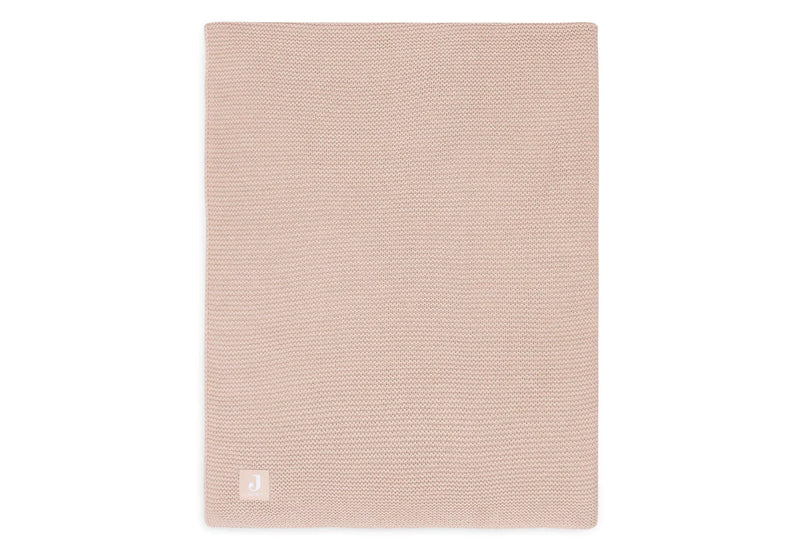Jollein - Deken Wieg 75 x 100 Basic Knit - Wild Rose