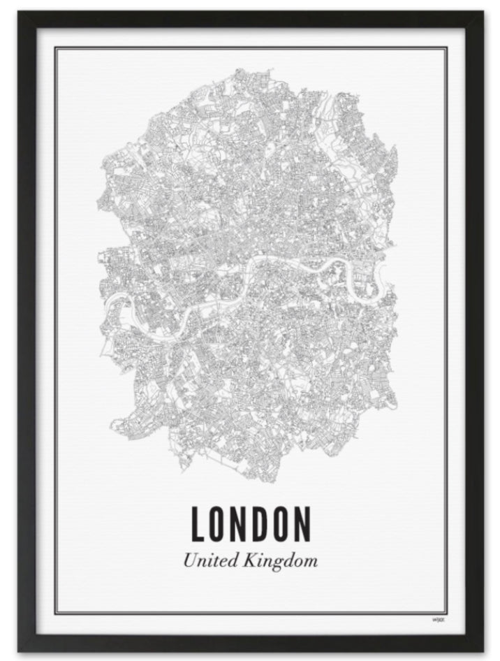 Wijck Poster - London Stad - 21x30cm