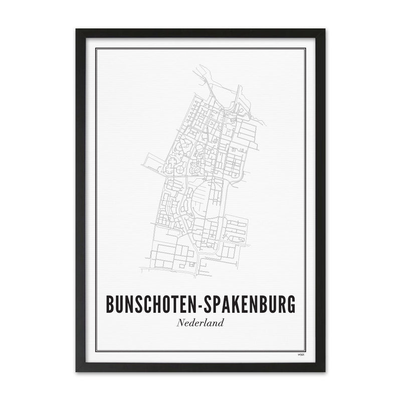 Wijck Poster - Bunschoten-Spakenburg - 40x50cm