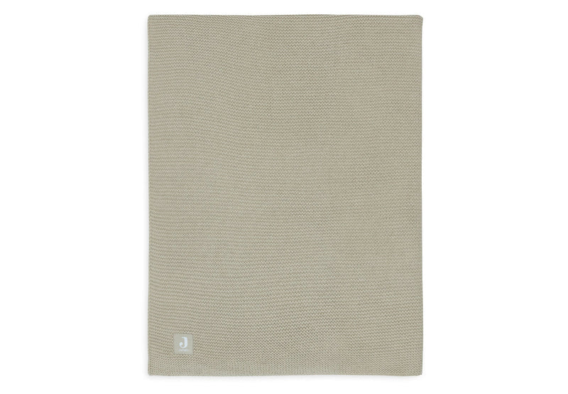 Jollein - Deken Wieg 75 x 100 Basic Knit - Olive Green