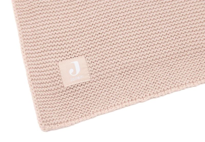 Jollein - Deken Wieg 75 x 100 Basic Knit - Wild Rose