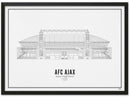 Wijck Poster - Johan Cruijff ArenA AFC Ajax - 21x30cm