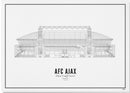 Wijck Poster - Johan Cruijff ArenA AFC Ajax - 21x30cm